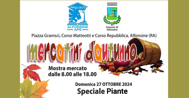 Mercatini d'autunno: Speciale Piante