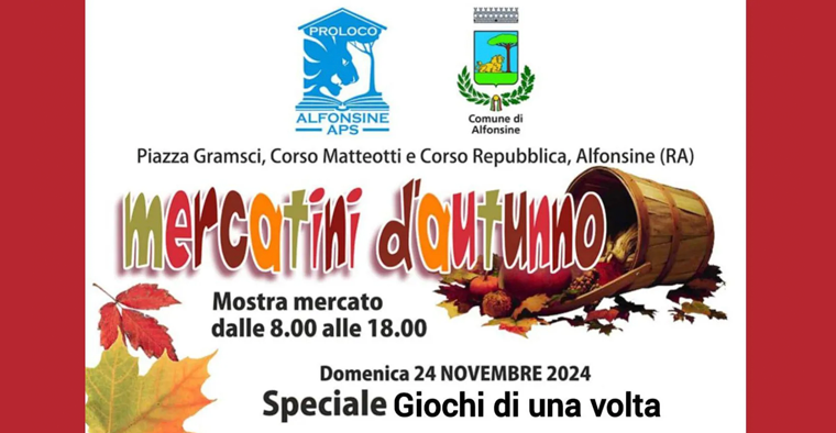 Mercatini d'autunno: Speciale Giochi di una Volta