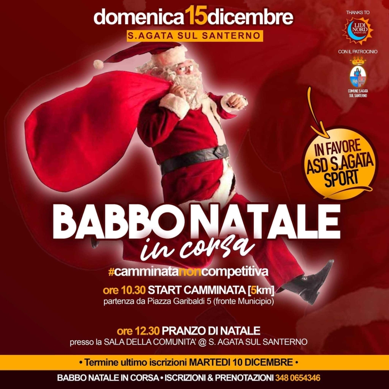 Babbo Natale in corsa