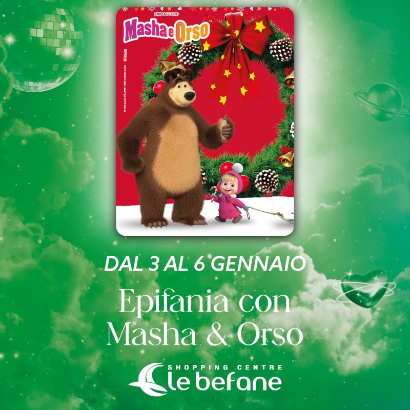 epifania con Masha e Orso