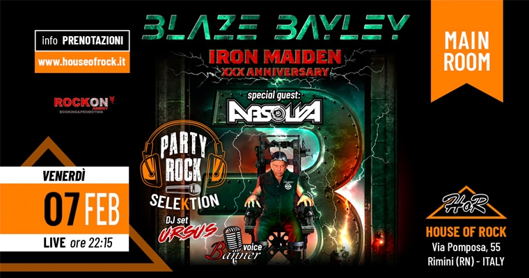 BLAZE BAILEY: IRON MAIDEN XXX Anniversary