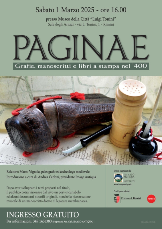 Paginae: grafie, manoscritti e libri a stampa nel '400